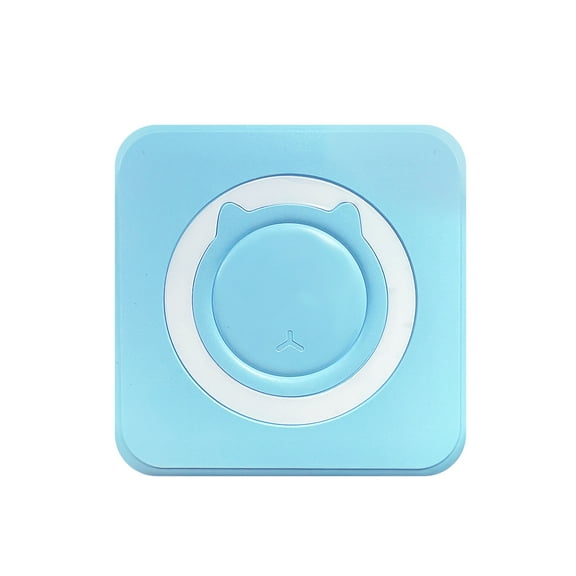 Pocket Thermal Printer,Bluetooth Portable Mini Printer for Photo/Label/Text Printing, OCR Scanner, Study Buddy & Kids Gift / DIY Stickers（Blue）