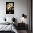 thumbnail image 2 of ZHONGYUTONG African American Canvas Black Woman Wall Art Flower Head Pictures Abstract Black Girl Painting for Bedroom Decor Framed (12.00" x 18.00"), 2 of 5