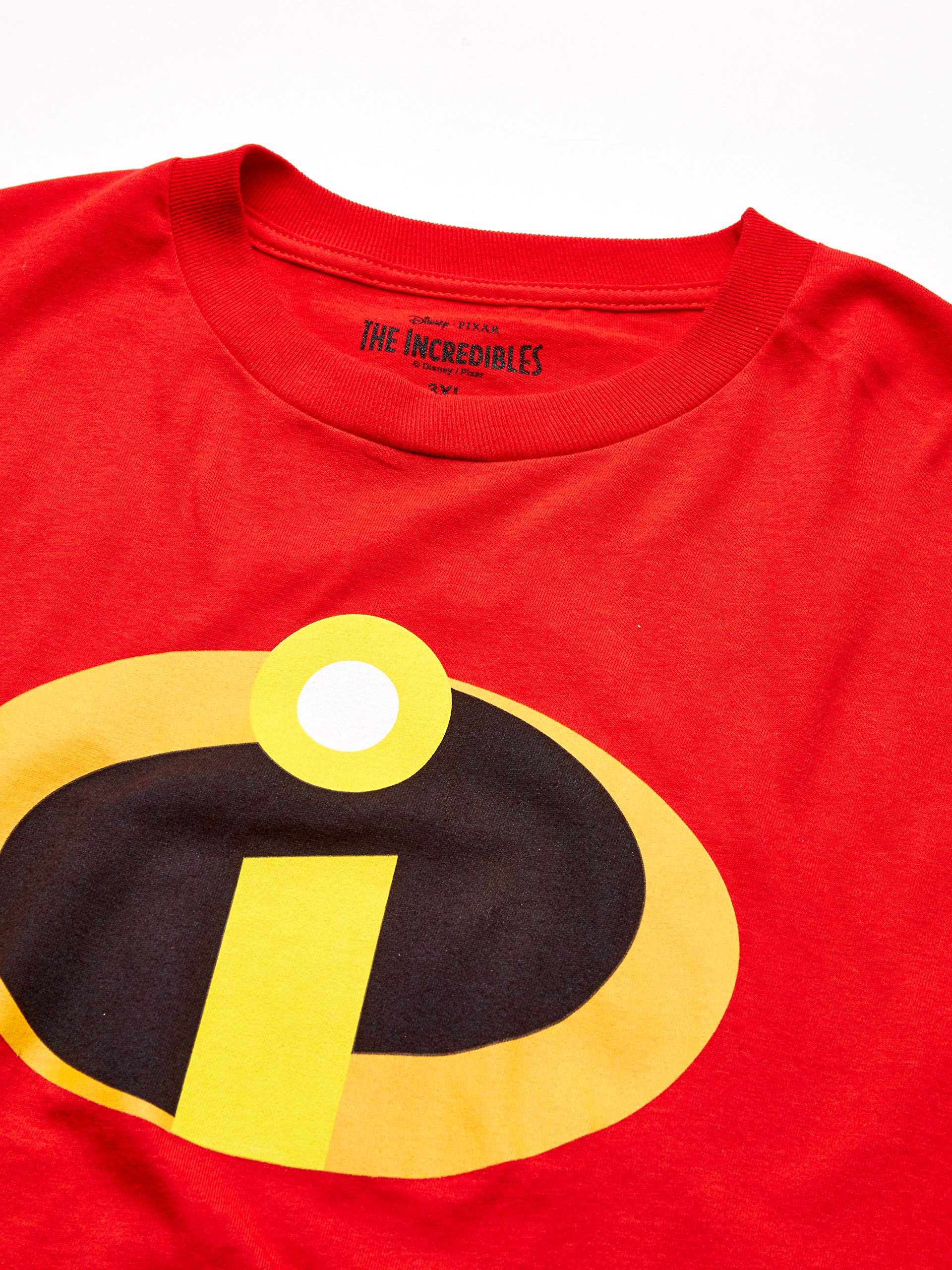 Pixar Men's The Incredibles Logo Long Sleeve T-Shirt, Black, Large Tall