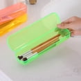 thumbnail image 4 of Toothbrush Travel Case, Portable Travel Toothbrush Holder with Snap Closure, Compact Hard Plastic Dust Proof Container Protector for Toothpaste & Toothbrush, Ideal for Traveling, Camping, Home, 4 of 4