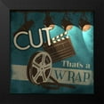 thumbnail image 2 of Grey, Jace 20x20 Black Modern Framed Museum Art Print Titled - Cut Thats a Wrap, 2 of 5