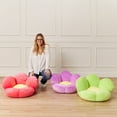 thumbnail image 5 of ECR4Kids SoftZone Flower-Shaped Cozy Floor Cushion, 25in, Flexible Seating, Bright Purple, 5 of 7