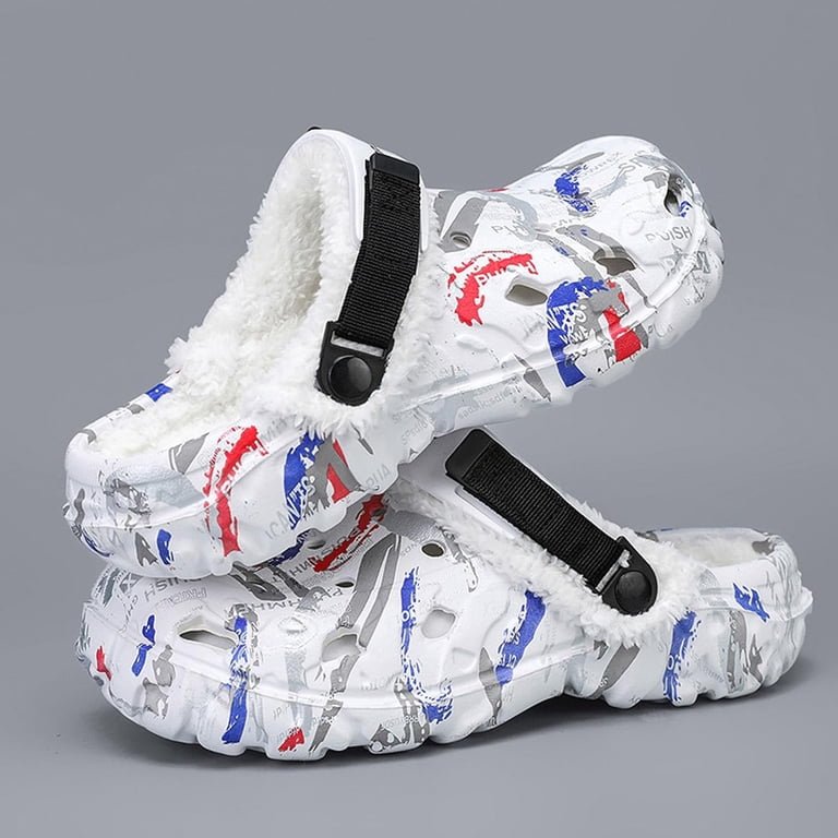 Men\'s White Slip-On Clog with Back Strap Clog with Backstrap - Walmart.com main image 3