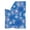 Blue Mandala Pattern, variant on XYZCANDO Coral Fleece Blanket with Blue Marlin Camo Pattern, Fluffy Throw Blanket for Bed, Couch and Office Use, Portable for Adults and Kids