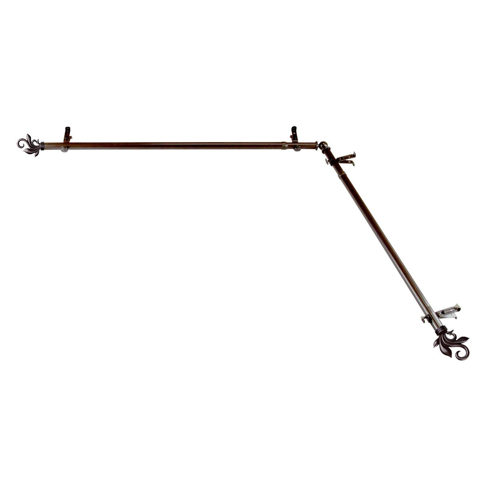 Rod Desyne Delilah Corner Window Curtain Rod