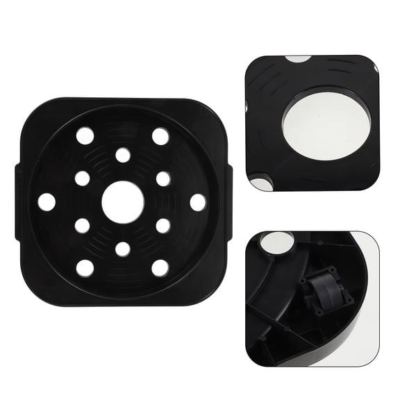 Amosfun Black Propane Tank Base with Wheels and Stand for Outdoor and Indoor Use