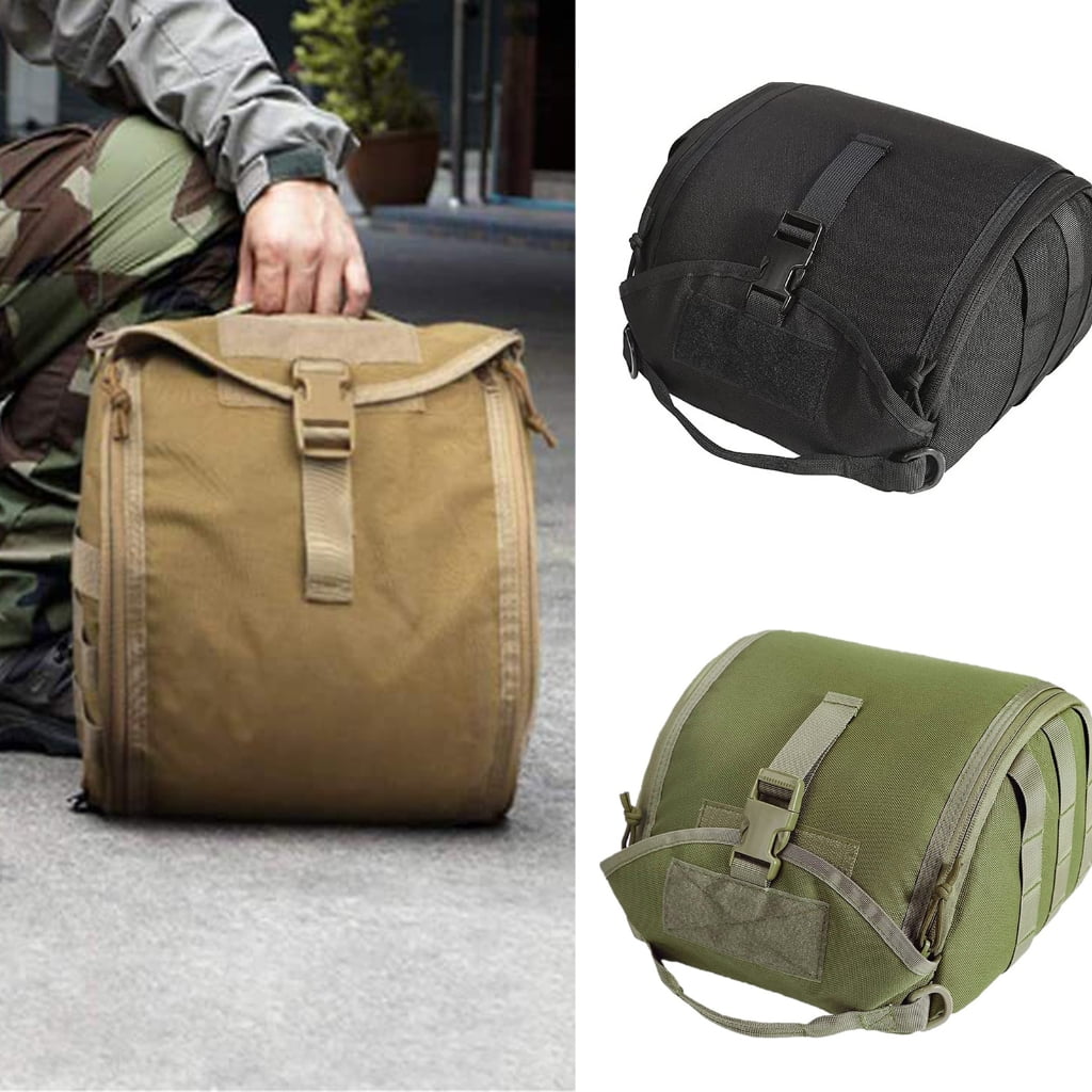 FENOHREFE Tacticals Helmet Bag Storage Bag for Airsofts Helmet Motorcycles Helmet Molles Helmet Bag Carrying