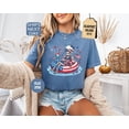thumbnail image 2 of Teeso Comfort Colors® Patriotic Skeleton Shirt, Funny Patriotic USA T-shirt, 4th of July Humor Tee, Red M, 2 of 8