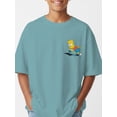 thumbnail image 2 of The Simpsons, Boys' Elevated Front and Back Graphic T-Shirt, Bad Boy Spray, Sizes 4-18, 2 of 8