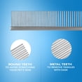 thumbnail image 3 of Peine para mascotas Wahl de metal, acero inoxidable, resistente a la corrosión, 3 of 7
