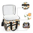 thumbnail image 6 of FORMRS Insulated Cooler Bag 24 Cans Capacity Soft Leakproof Lunch Box with Side Pockets, Orange, 6 of 7