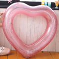 thumbnail image 2 of Loves Heart Swimming Rings Inflatable Swimming Rings Inflatable Pool Float Heart Shaped Summer Swimming Pool Float Rings, 2 of 4