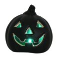 thumbnail image 2 of Luces de calabaza de Halloween, luces LED de calabaza que brillan en la oscuridad, linterna de calabaza aterradora para decoraciones navideñas de Negro mayimx Luces de calabaza de Halloween, 2 of 9