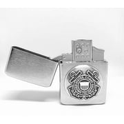 Single Torch Pocket Lighter – (Coast Guard – Metallic)