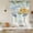 Blue, variant on Sunflowers Trucks Balloon Curtains for Bedroom/Front Door/Bathroom, Spring Farmhouse Eucalyptus Teal Wood Tie Up Curtains 63 Inch Length Light Filtering Kitchen Curtains Shades for Windows 46"x63"
