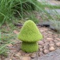 thumbnail image 4 of Adorno de jardín YONGSHENG Estatuas de champiñón flocado verde artificial 12,8x15,5 cm, 4 of 5
