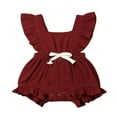 thumbnail image 1 of Newborn Baby Girl Coton Ruffle Romper, 1 of 5
