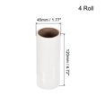 thumbnail image 2 of Unique Bargains 120mm Extra Sticky Roller Refill Portable Dust Hair Remover White, 4 Pack, 2 of 5