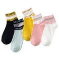 thumbnail image 4 of WORGEOUS  5 Pairs Extra Small Compression Socks Balance Shoes Women Miss, 4 of 8