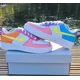 thumbnail image 1 of Air Force 1 Custom White Shoes Bright Multicolor Summer Pink Blue Yellow Purple, 1 of 6