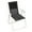 Black, variant on SuperHeroStuff Portable Adjustable Beach Chair, Metal
