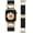 Black/Gold, variant on Wearlizer Braided Nylon Watch Band Compatible with Apple Watch Bands 38/40/41/42/44/45/46/49mm Women C-Shaped Buckle Magnetic Clasp Adjustable Strap for Series 11/10/9/8/7/6/5/4/3/SE/Ultra