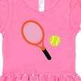 thumbnail image 3 of Inktastic Tennis Racket and Ball Girls Toddler Dress, 3 of 4