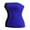 Black, Royal Blue, variant on Women's Basic Solid Stretchy Cotton Long Bandeau Tube Top