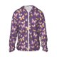 thumbnail image 1 of Balery Butterflies And Floral Sudadera ligera de manga larga con capucha y protección solar UPF 50+ para hombre y mujer, ideal para pesca y running-Large, 1 of 7