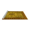 thumbnail image 2 of Ahgly Company Machine Washable Indoor Rectangle Persian Yellow Traditional Area Rugs, 6' x 9', 2 of 4