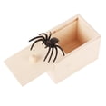 thumbnail image 1 of Spider Wooden Gadgets Funny Prank Spider Scare Box Truco Jugar Broma Gag Juguete, 1 of 4