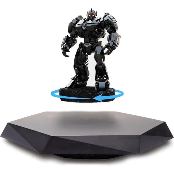 360° Magnetic Levitation Display Stand for Models, Action Figures & Small Collectibles, Max Load 0.8 lb