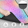 thumbnail image 3 of Sikiie Colorful Glitters Car Foot Mat Set of 4 Pieces Basics Universal Fit Rubber Carpet Floor Mats For Car SUV Van & Truck, 26.8"L x 17.3"W (Front), 13"L x 17.3"W(Rear), 3 of 6