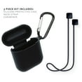 thumbnail image 2 of Xtreme 3-Piece Black Protective Silicon Case for Airpods, 2 of 6