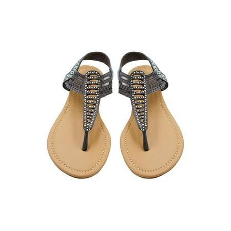 flat sandals with elastic straps