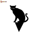 thumbnail image 3 of Spencer Black Metal Cat Silhouette Yard Signs with Stakes Halloween Decorations, Shadow Cutouts Scary Family Home Front Yard Party Plastic Decor, 3 of 8