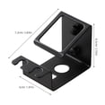 thumbnail image 2 of TEHAUX 2Ud Estante Negro Para Cepillos De En Acero Inoxidable Resistente Y Sencillo, 2 of 8