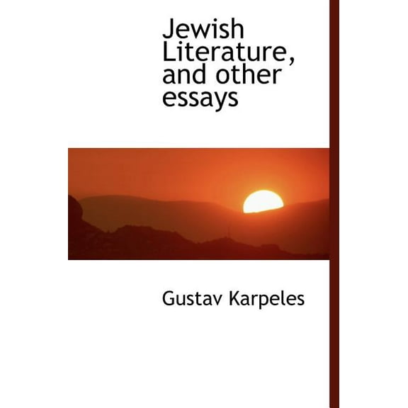 Jewish Literature, and Other Essays (Hardcover)
