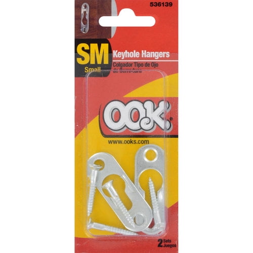 Ook 536139 Heavy Duty Keyhole Picture Hanger, Brushednickel Finish, 2
