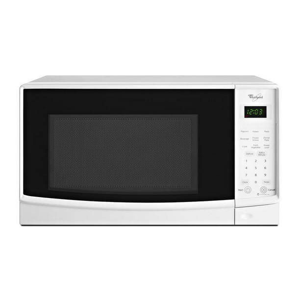 Whirlpool 0 7 Cu Ft Countertop Microwave Oven White Walmart