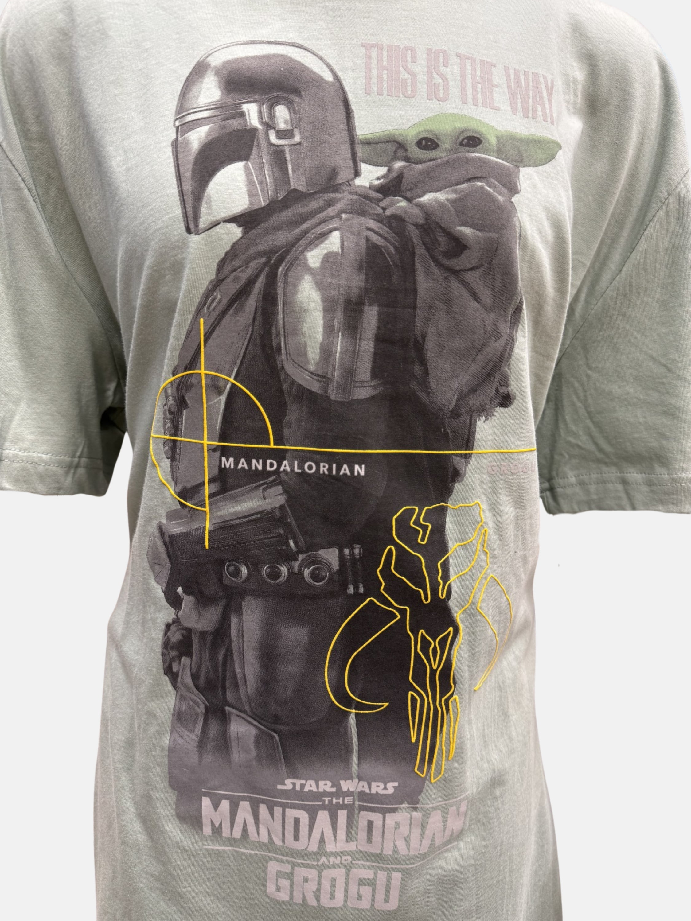 Star Wars Mandalorian Grogu Back Pack Adult Graphic Tee (Unisex), S to 2XL
