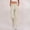 Beige women high waisted cargo pants a1, variant on Cagogo Women's High Waisted Cargo Pants with Pockets Straight Leg Loose Long Trousers Casual Solid Streetwear Travel Work Lounge Pants Summer Beachwear Clothes, Yellow M