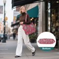 thumbnail image 7 of FORMRS Tote Bag for Women Quilted Large Capacity Travel Work Carry On Shoulder Handbag, Sweet Strawberry, 7 of 7