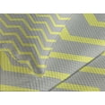 thumbnail image 4 of Ambesonne Modern Quilted Bedspread Set 3 Pcs, Yellow Grey Zig Zag, Queen Size, Pale Grey and Mustard, 4 of 5