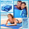thumbnail image 4 of Paquete de 4 Toallas de Playa Irenare de Microfibra 190 x 90 cm Azul, 4 of 7