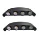 thumbnail image 1 of Luz de pared exterior impermeable moderna de 2 piezas, 8 LED para hoteles Bedr, 1 of 5