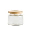 thumbnail image 1 of Mainstays Glass Kitchen Food Storage  Jar 1.5L Glass jar with bamboo lid, 1 of 5