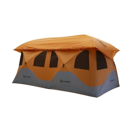 UPC: 0012642021350 | Gazelle Tents™ T8 Portable Hub Camping Tent 8-Person Sunset Orange GT800SS