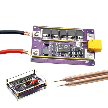 

EDFRWWS 220V110V Spot Welder Kit 60W Multimeter Combination Set for Battery (AL-156-7)