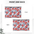 thumbnail image 3 of Fotbe Leaves And Flowers Reusable Cosmetic Bag Makeup Bag for Women Large Travel Cosmetic Pouch Girls' Make Up Organizer, 3 of 8